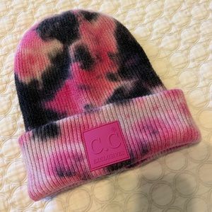 Tie dye C.C beanie NWT